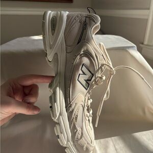 New Balance Cream Sneakers